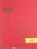 CVA-Kearney & Trecker-CVA Kearney Trecker No. 8, Single Spindle Automatic Attachments, Parts Manual-No. 8-02